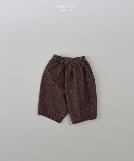 67[予約]LINDO bao flower pants