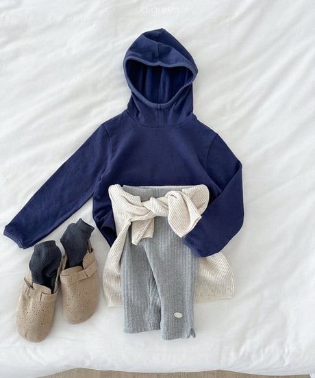 4[予約]digreen rib capri leggigs