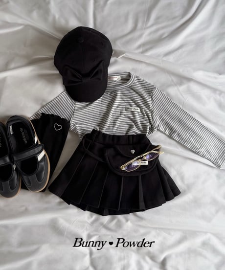 36[予約]bunny powder cotton tee