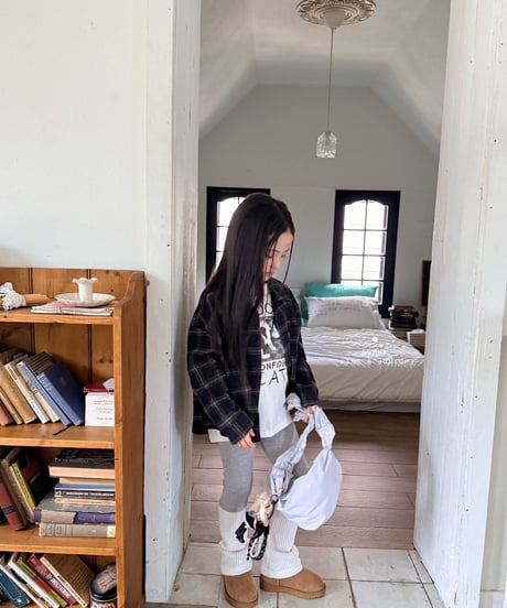 10[予約]COMMA check shirt