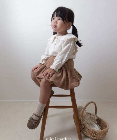 23[予約]mimi market knit balloon skirt