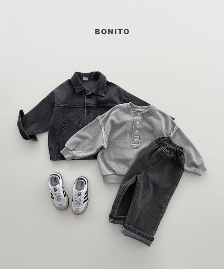 34[予約]bonito raw edge henley mtm
