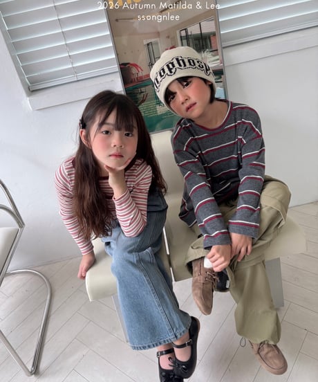 31[予約]matilda&lee happy border knit
