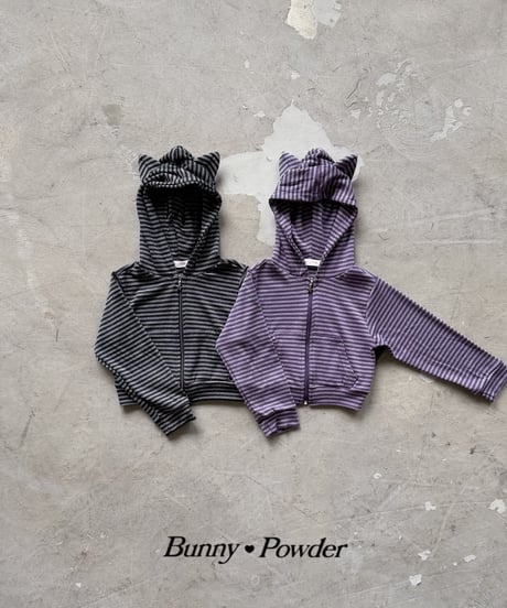 59[予約]bunny powder minami hood zip-up