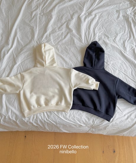 21[予約]ninibello london patch hoodie