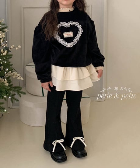 26[予約]petit&petit mink heart t