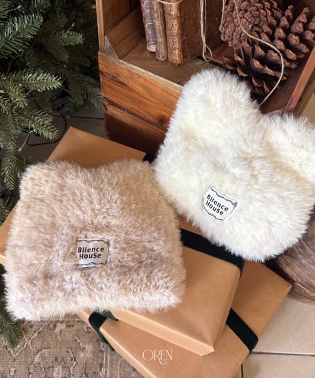38[予約]OREN cat fake fur beanie