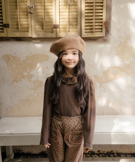 10[予約]OREN blooming frill picot t-shirt