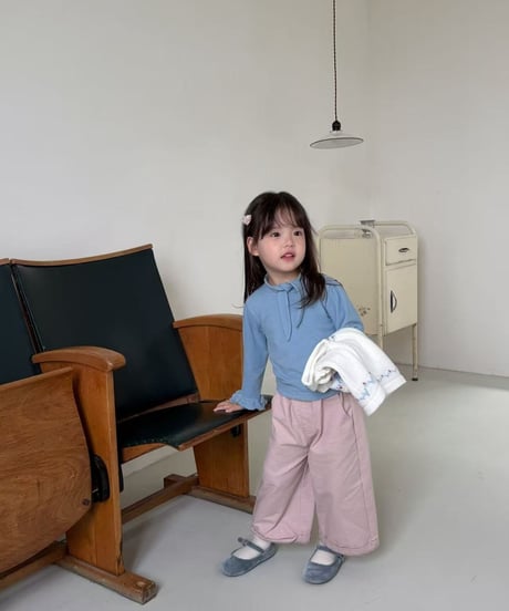 50[予約]aiai cozy cotton wide pants