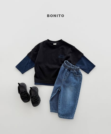 9[予約]bonito short sleeve layered tee