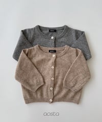 6[予約]Aosta knit cashmere cardigan