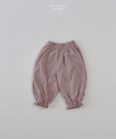 62[予約]LINDO natural pants