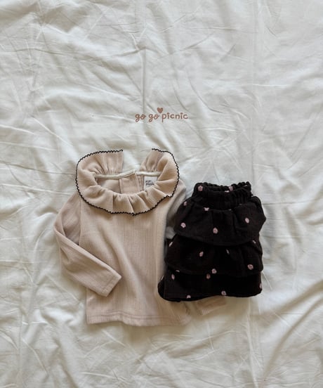 12[予約]go go picnic sweddy pants skirt
