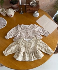 15[予約]marron french blouse(XS-L)