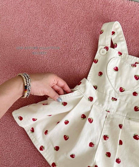 54[予約]melikey strawberry heart suspender