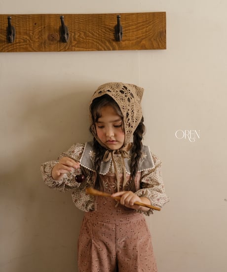 29[予約]OREN cosette knit triangular headscarf