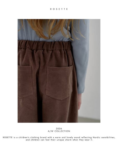 17[予約]ROSETTE more pants