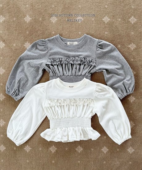 19[予約]melikey smoke frill t