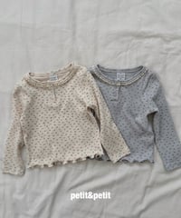 3[予約]petit&petit lisa flower t