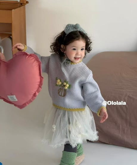 51[予約]ololala plabasket knit