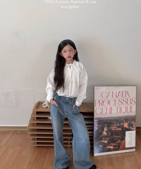 14[予約]matilda&lee pintuck shirring blouse