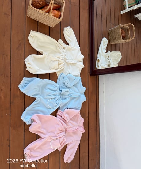 25[予約]ninibello marshmallow zip-up(12m-2XL)