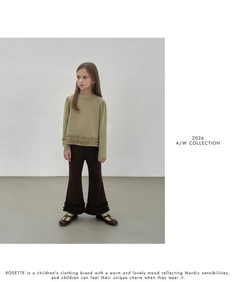 18[予約]ROSETTE glory pants