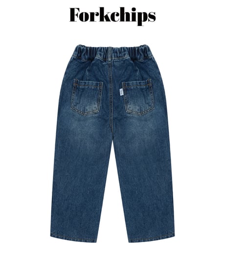 28[予約]FORKCHIPS canvas denim pants