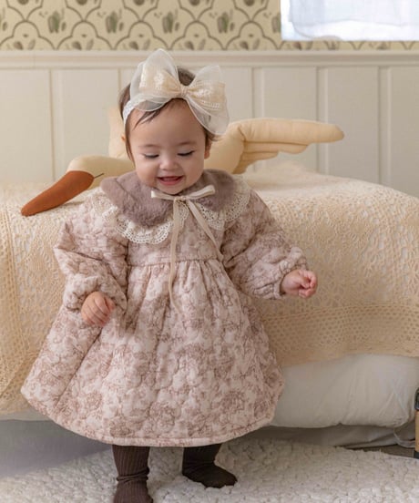 47[予約]OREN merry lulu padded dress(baby)