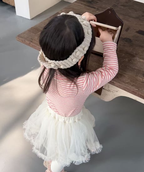 18[予約]aiai berry tulle tutu skirt leggings