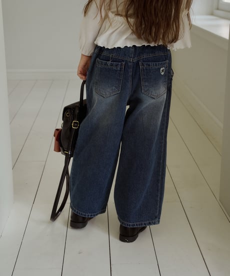 4[予約]momoann wrinkle denim