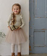 12[予約]FLO moen tulle skirt leggings