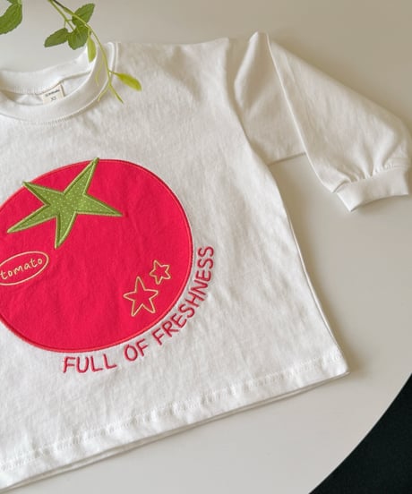 17[予約]ninibello tomato patch tee