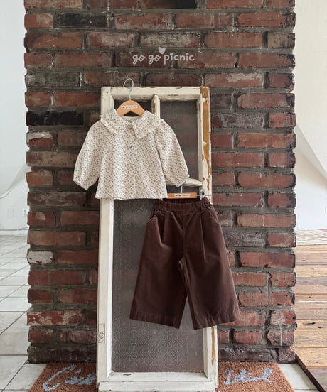 3[予約]go go picnic anny blouse