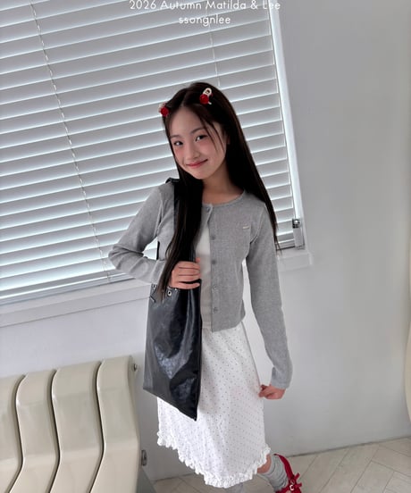 9[予約]matilda&lee apple rib cardigan