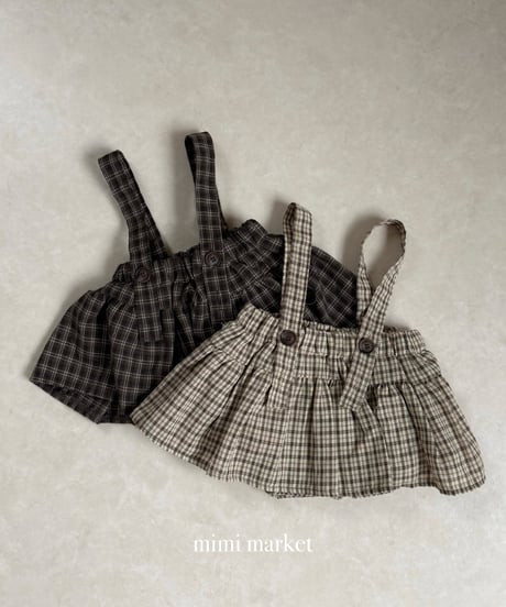 7[予約]mimi market lona tiered skirt