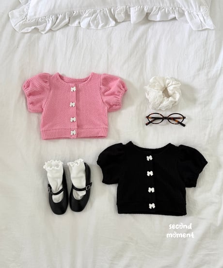 40[予約]second moment puff cardigan