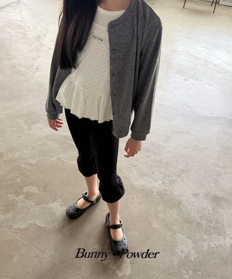13[予約]bunny powder dot layered camisole