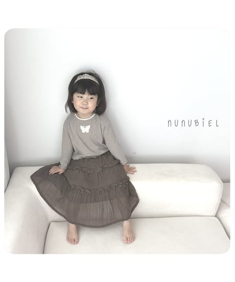 47[予約]nunubiel butterfly t-shirt
