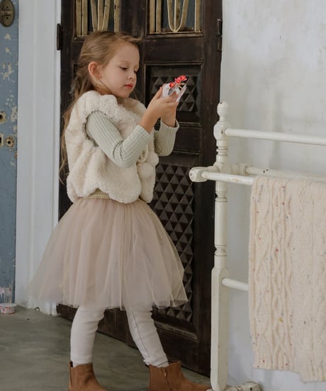 12[予約]FLO moen tulle skirt leggings