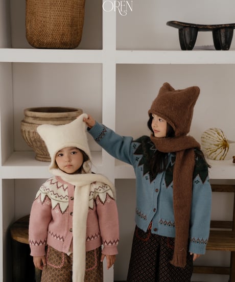 9[予約]OREN cat muffler beanie