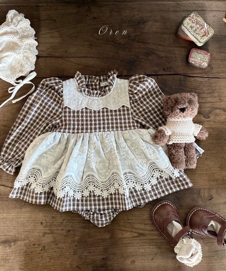 40[予約]OREN cocobell apron suit