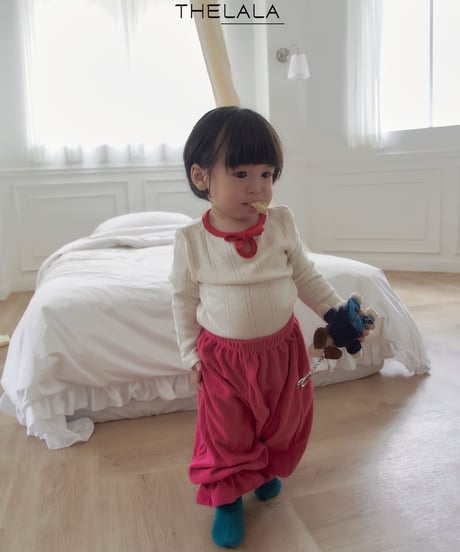 21[予約]thelala petit ribbon t-shirt