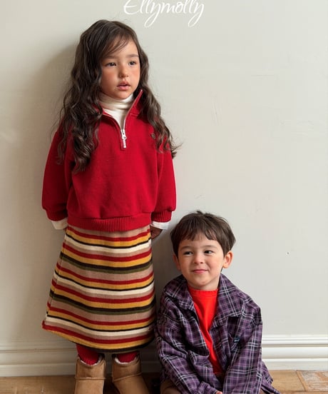 42[予約]ELLYMOLLY rainbow skirt