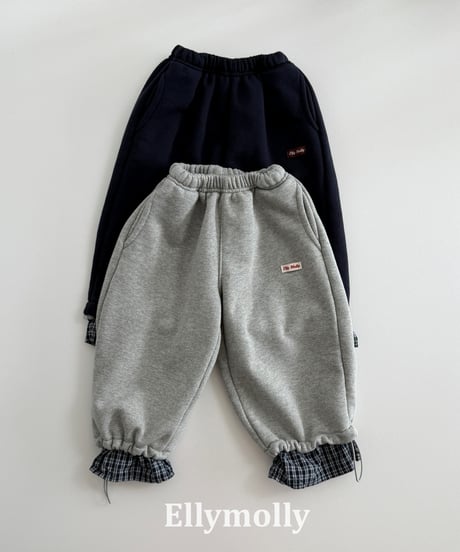 55[予約]ELLYMOLLY hershey color block pants