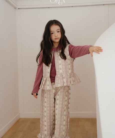 11[予約]OREN groot vest quilted padded set up