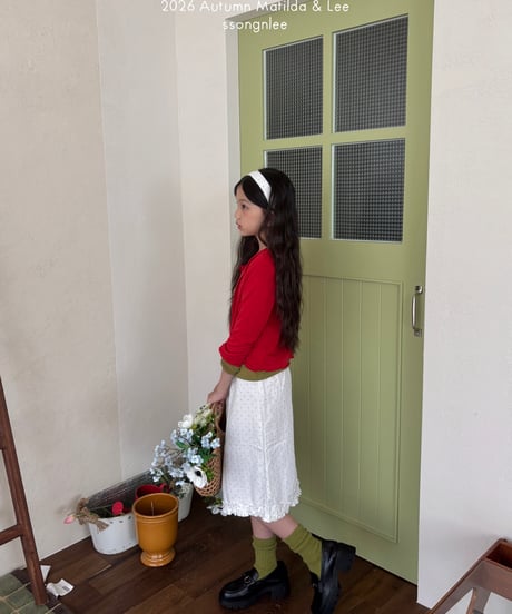 79[予約]matilda&lee button cardigan