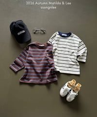 30[予約]matilda&lee jelly border tee