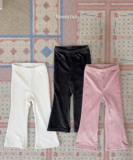 8[予約]bunnytail fluffy bootcut pants