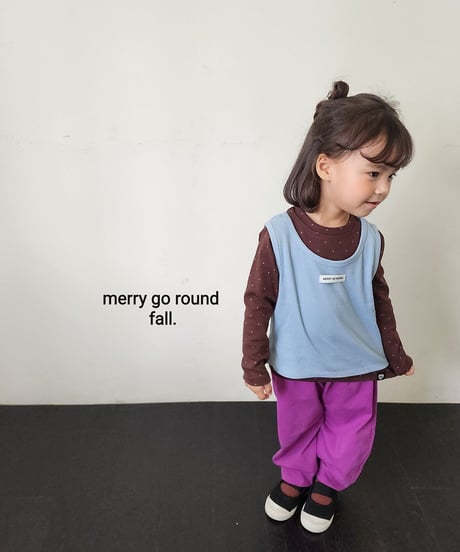 9[予約]merry go round kinder vest set